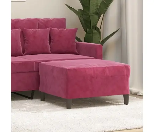 Kājsoliņš, 70X55X41 Cm, Vīnsarkans Samts Vidaxl