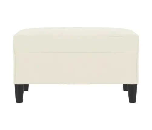 Kājsoliņš, 70X55X41 Cm, Krēmkrāsas Samts Vidaxl