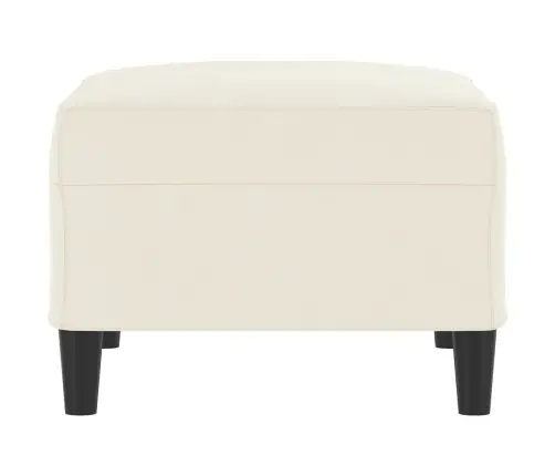 Kājsoliņš, 70X55X41 Cm, Krēmkrāsas Samts Vidaxl