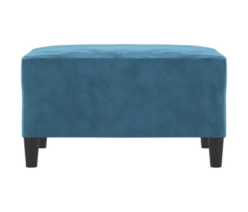 Kājsoliņš, Zils, 70X55X41 Cm, Samts Vidaxl