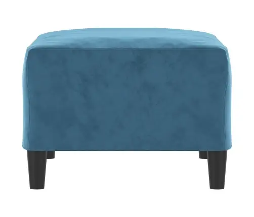 Kājsoliņš, Zils, 70X55X41 Cm, Samts Vidaxl