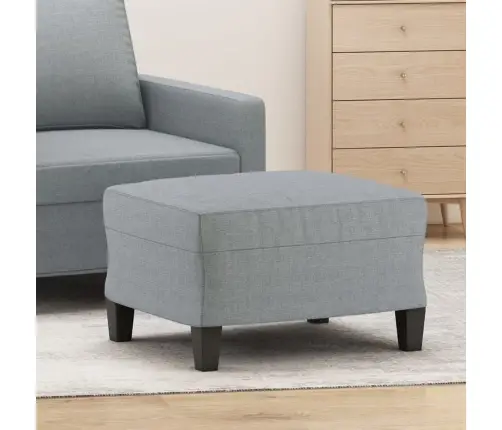 Kājsoliņš, 60X50X41 Cm, Gaiši Pelēks Audums Vidaxl