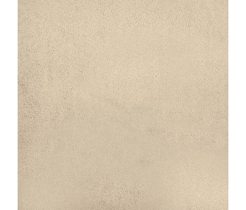 Kājsoliņš, 60X50X41 Cm, Krēmkrāsas Mikrošķiedras Audums Vidaxl