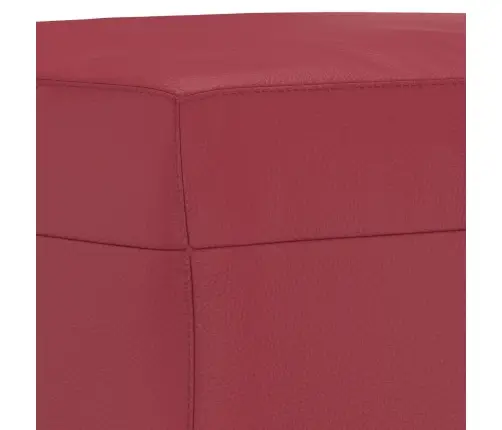 Pakoja, Raudonojo Vyno Spalvos, 70X55X41cm Dirbtinė Oda
