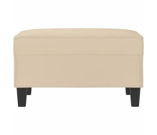 Kājsoliņš, 70X55X41 Cm, Krēmkrāsas Mikrošķiedras Audums Vidaxl