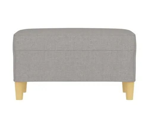 Sols, Gaiši Pelēks, 70X35X41 Cm, Audums Vidaxl