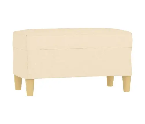 Sols, Krēmkrāsas, 70X35X41 Cm, Audums Vidaxl