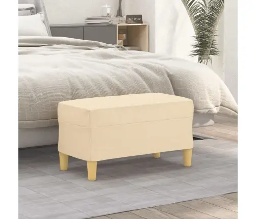 Sols, Krēmkrāsas, 70X35X41 Cm, Audums Vidaxl