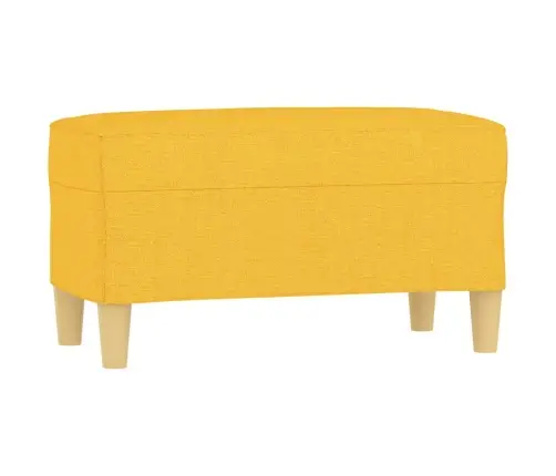 Suoliukas, Šviesiai Geltonos Spalvos, 70X35X41cm Audinys