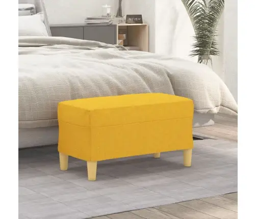 Suoliukas, Šviesiai Geltonos Spalvos, 70X35X41cm Audinys