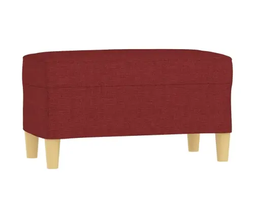 Sols, Vīnsarkans, 70X35X41 Cm, Audums Vidaxl