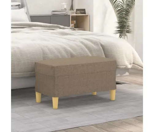 Sols, Pelēkbrūns, 70X35X41 Cm, Audums Vidaxl