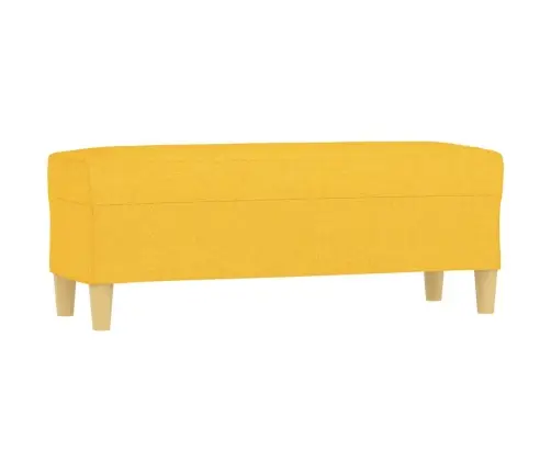 Suoliukas, Šviesiai Geltonos Spalvos, 100X35X41cm Audinys