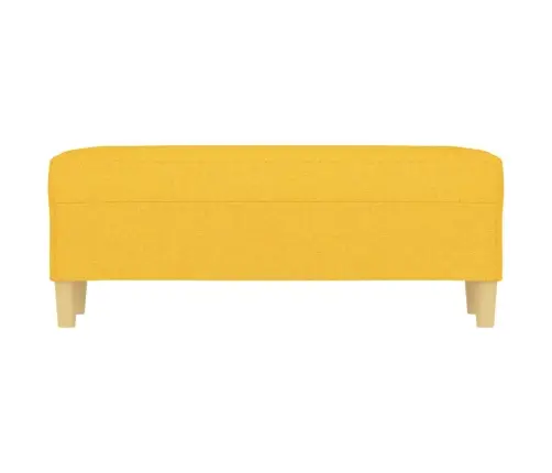 Suoliukas, Šviesiai Geltonos Spalvos, 100X35X41cm Audinys