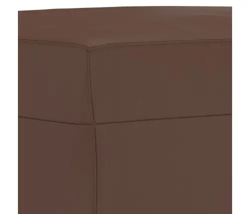 Suoliukas, Rudos Spalvos, 70X35X41cm Dirbtinė Oda