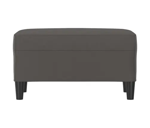 Suoliukas, Pilkos Spalvos, 70X35X41cm Dirbtinė Oda