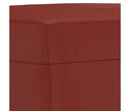 Sols, Vīnsarkans, 70X35X41 Cm, Mākslīgā Āda Vidaxl