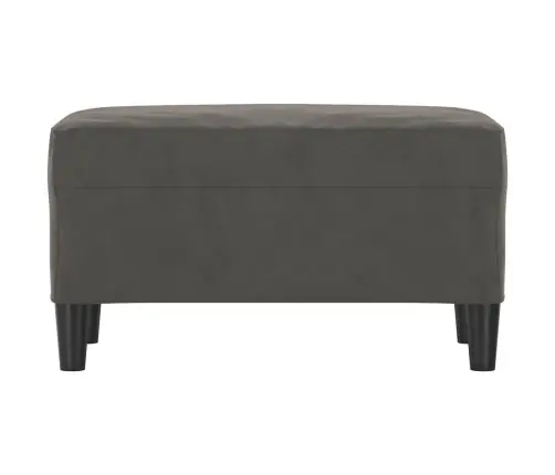 Sols, Tumši Pelēks, 70X35X41 Cm, Samts Vidaxl