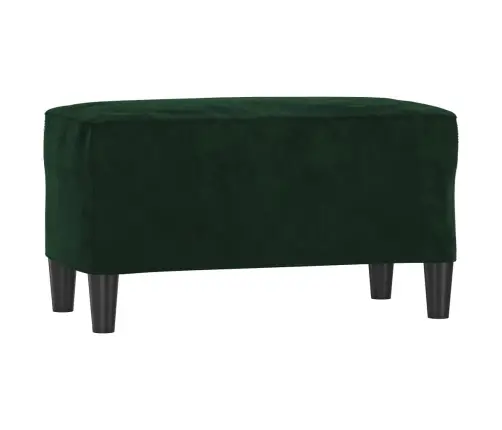 Sols, Tumši Zaļš, 70X35X41 Cm, Samts Vidaxl