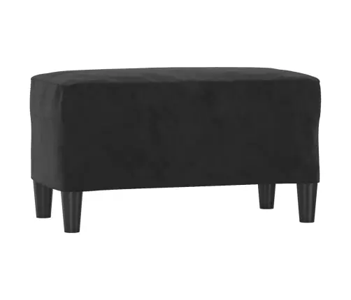 Suoliukas, Juodos Spalvos, 70X35X41cm Aksomas