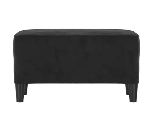 Suoliukas, Juodos Spalvos, 70X35X41cm Aksomas