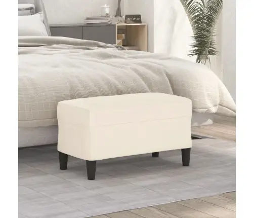 Sols, 70X35X41 Cm, Krēmkrāsas Samts Vidaxl