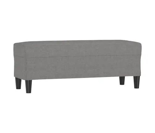 Sols, Tumši Pelēks, 100X35X41 Cm, Audums Vidaxl