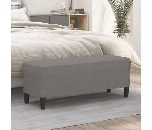 Sols, Tumši Pelēks, 100X35X41 Cm, Audums Vidaxl