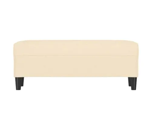 Suoliukas, Kreminės Spalvos, 100X35X41cm Audinys