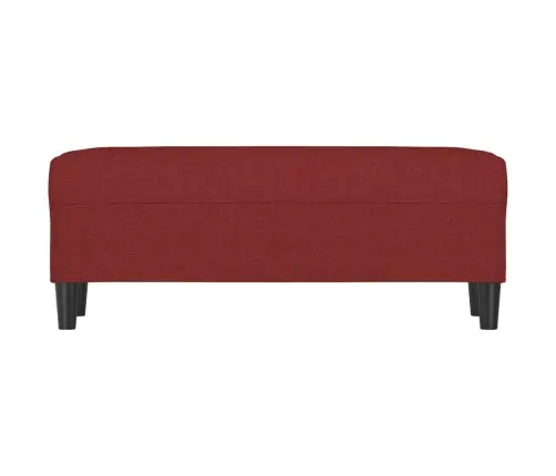 Sols, 100X35X41 Cm, Vīnsarkans Audums Vidaxl