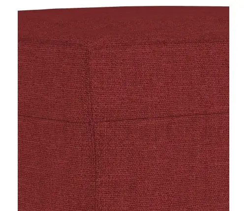 Sols, 100X35X41 Cm, Vīnsarkans Audums Vidaxl