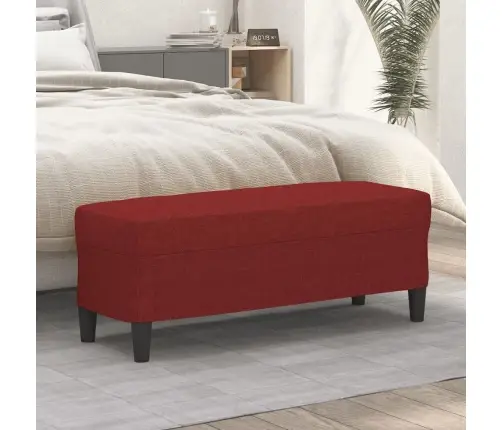 Sols, 100X35X41 Cm, Vīnsarkans Audums Vidaxl