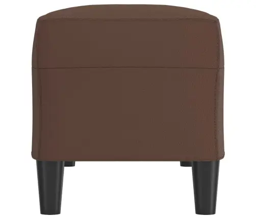 Suoliukas, Rudos Spalvos, 100X35X41cm Dirbtinė Oda