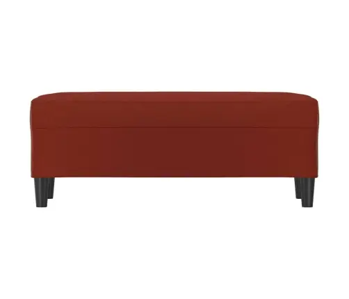 Sols, 100X35X41 Cm, Vīnsarkana Mākslīgā Āda Vidaxl