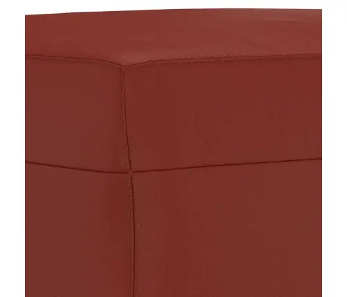 Sols, 100X35X41 Cm, Vīnsarkana Mākslīgā Āda Vidaxl