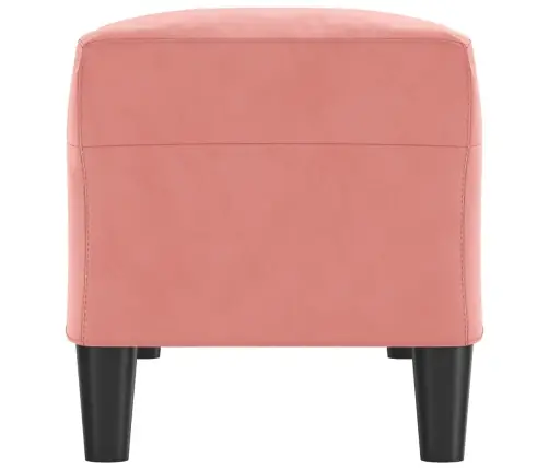 Suoliukas, Rožinės Spalvos, 100X35X41cm Aksomas