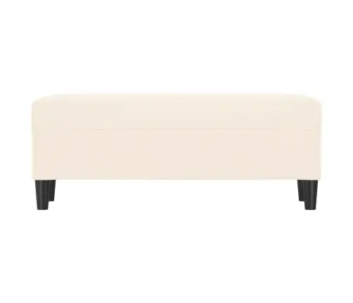 Sols, Krēmkrāsas, 100X35X41 Cm, Samts Vidaxl