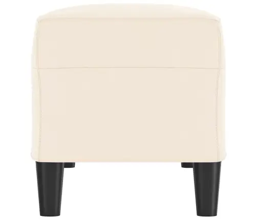 Sols, Krēmkrāsas, 100X35X41 Cm, Samts Vidaxl