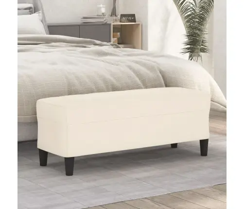 Sols, Krēmkrāsas, 100X35X41 Cm, Samts Vidaxl