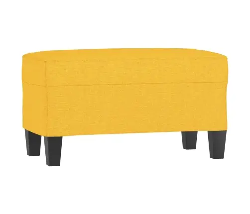 Sols, Gaiši Dzeltens, 70X35X41 Cm, Audums Vidaxl