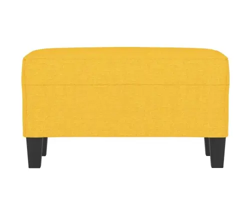 Sols, Gaiši Dzeltens, 70X35X41 Cm, Audums Vidaxl