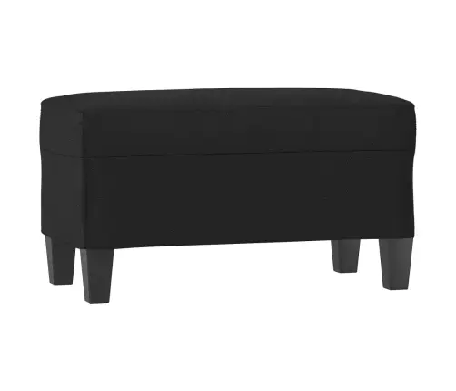 Suoliukas, Juodos Spalvos, 70X35X41cm Dirbtinė Oda