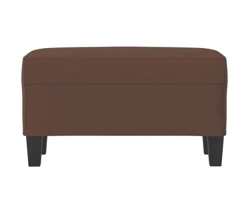 Suoliukas, Rudos Spalvos, 70X35X41cm Dirbtinė Oda