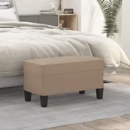 Suoliukas, Kapučino Spalvos, 70X35X41cm Dirbtinė Oda