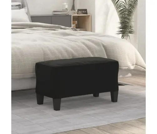 Sols, Melns, 70X35X41 Cm, Mikrošķiedras Audums Vidaxl