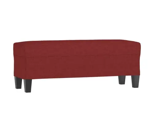 Sols, 100X35X41 Cm, Vīnsarkans Audums Vidaxl