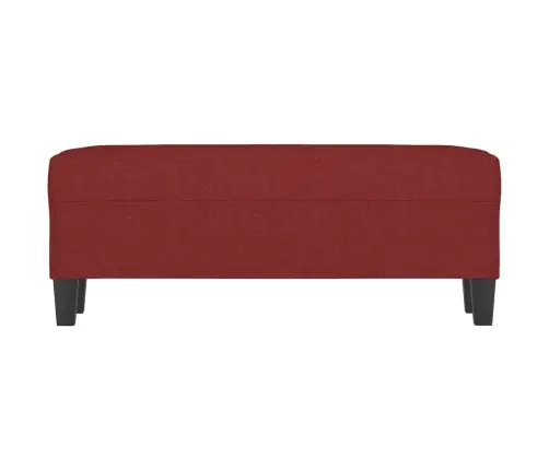 Sols, 100X35X41 Cm, Vīnsarkans Audums Vidaxl