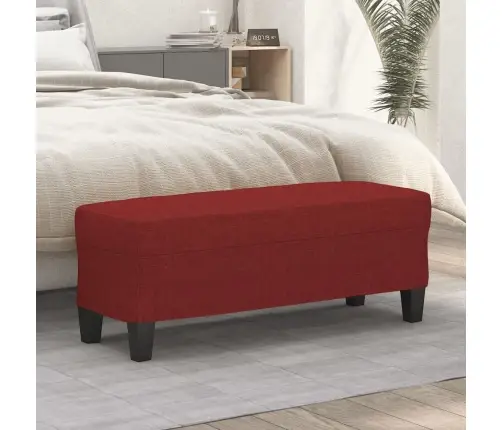 Sols, 100X35X41 Cm, Vīnsarkans Audums Vidaxl