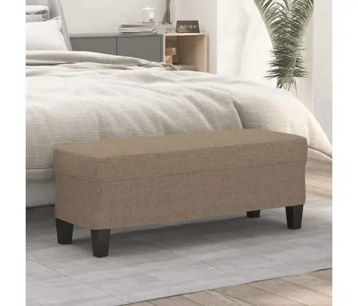 Suoliukas, Taupe Spalvos, 100X35X41cm Audinys