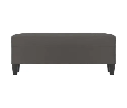 Sols, 100X35X41 Cm, Pelēka Mākslīgā Āda Vidaxl